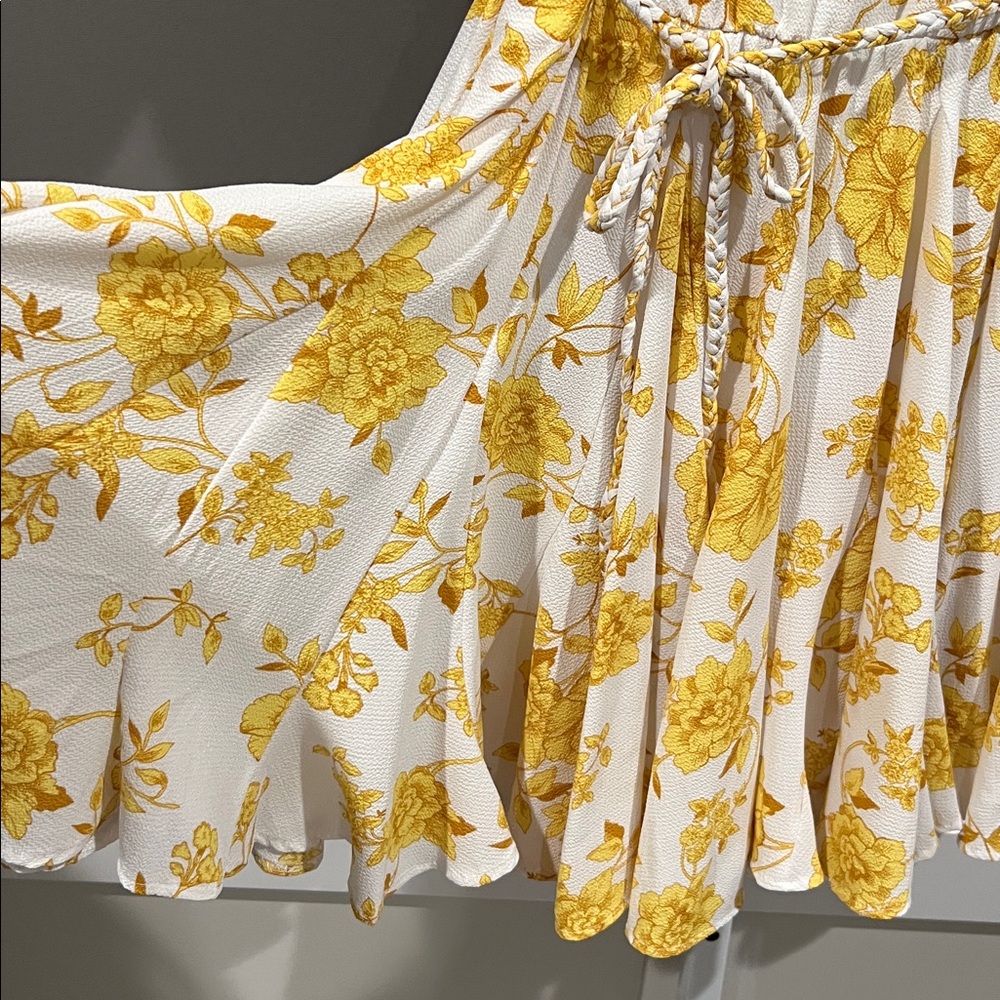 Boho Floral Puff Sleeve Dress - Picture 9 of 11